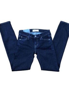 TEXTILE Elizabeth and James Debbie Dark Wash Skinny Jeans Low Rise Size 25 Denim